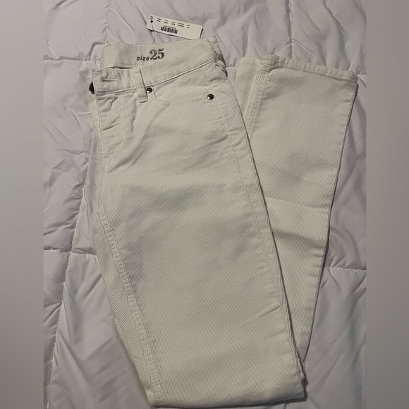 NWT J Crew Off White Jeans Sz 25 - Picture 1 of 3